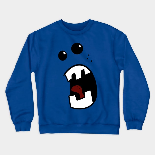 Funny Shouting Face Crewneck Sweatshirt by AshStore